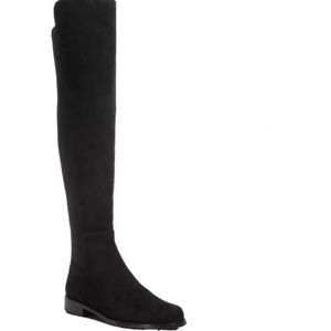 BRAND NEW Stuart Weitzman 5050 Black Suede Boots